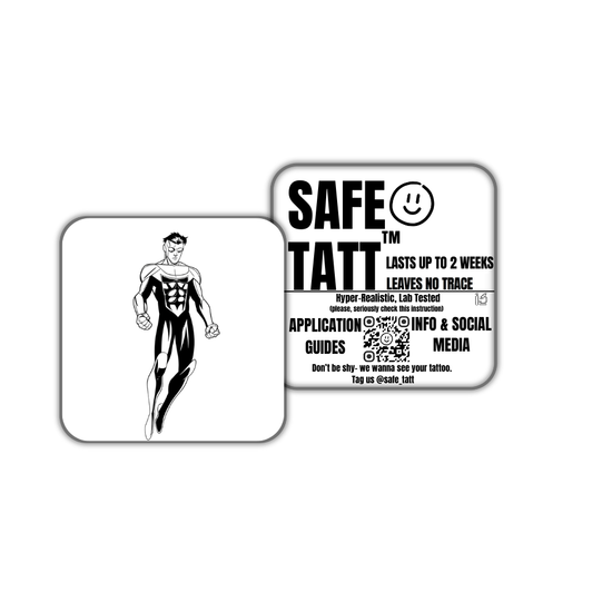 Earthly Hero – SafeTatt™- 2 Week Tattoos