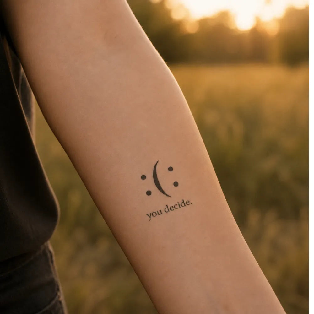 SafeTatt — You Decide · fotografie tetování na kůži