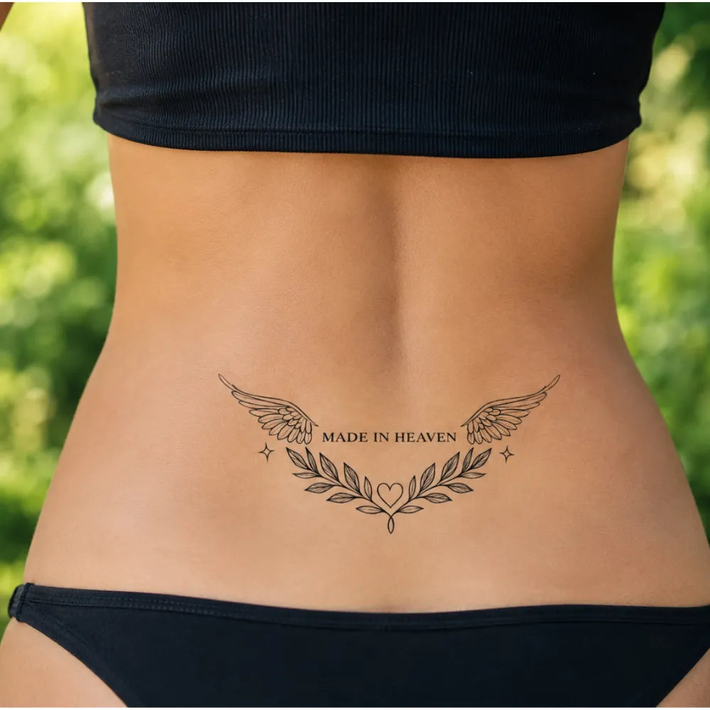 SafeTatt — Heaven Mark · fotografie tetování na kůži