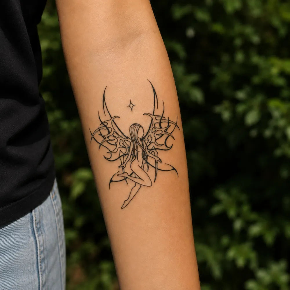 SafeTatt — Fairy · fotografie tetování na kůži