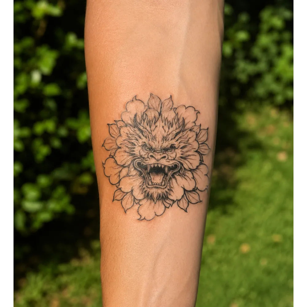 SafeTatt — Petal Beast · fotografie tetování na kůži